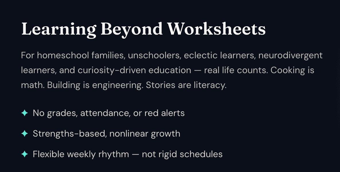 How Limitless Navigator works — capture learning, identify signals, connect to goals, and build records